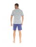 PYJAMA COURT GRIS WARNER 