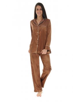 PYJAMA LONG MARRON JAYNE 