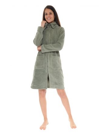 ROBE DE CHAMBRE VERT JOSEFINE 