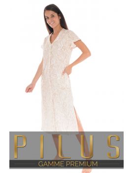 CHEMISE DE NUIT BEIGE YLEANA 