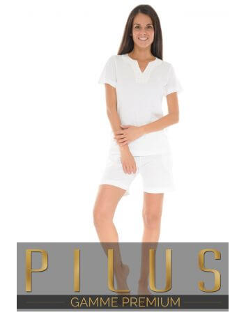 PYJAMA COURT BLANC YACINTHE 