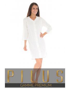 CHEMISE DE NUIT BLANC YACINTHE 