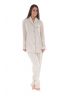 PYJAMA BOUTONNE ECRU TADEA 