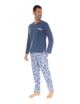 PYJAMA LONG BLEU XAVI 