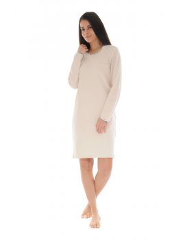 CHEMISE DE NUIT BEIGE CIDONIE 619764300