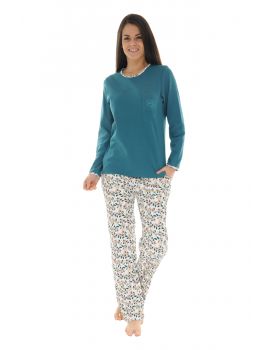 PYJAMA LONG VERT CIDONIE 