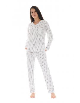 PYJAMA LONG BLANC CALISTE 