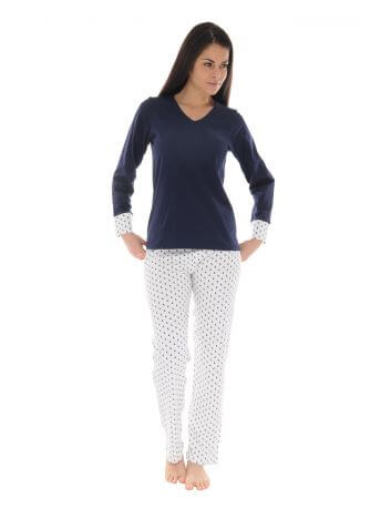 PYJAMA LONG BLEU CALISTE 619571292