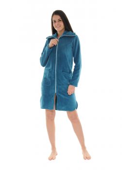 ROBE DE CHAMBRE BLEU COLINE 