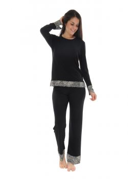 PYJAMA LONG NOIR CASSY 619238100