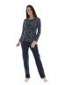 PYJAMA LONG BLEU COEURS 619081200