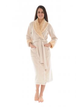 ROBE DE CHAMBRE BEIGE AMBROISE 