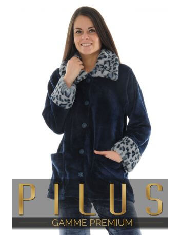 VESTE BOUTONNEE BLEU ALMA 529161200