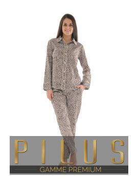 PYJAMA MARRON AGATHE 