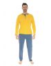 PYJAMA LONG JAUNE DAMBROISE 219285412