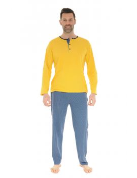 PYJAMA LONG JAUNE DAMBROISE 