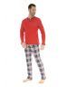 PYJAMA LONG ROUGE DAVY 219033312