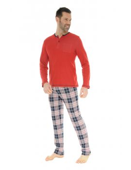 PYJAMA LONG ROUGE DAVY 