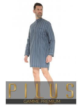 CHEMISE DE NUIT BLEU BOSCO 