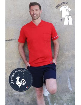 ENSEMBLE PYJAMA COURT + SHORT NANDAX