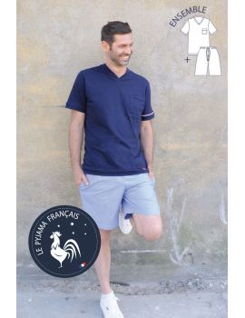 ENEMBLE PYJAMA COURT + SHORT ROANNE