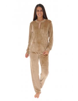 PYJAMA LONG MARRON CYBELE