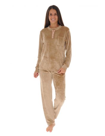 PYJAMA LONG MARRON CYBELE 619724800