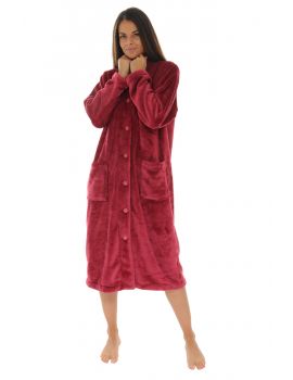 ROBE DE CHAMBRE ROUGE JACINTHE