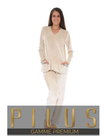 PYJAMA LONG BEIGE TELMA