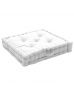 Coussin de sol garni - 50 x 50 cm - 100 % coton