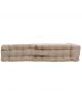 Coussin de sol garni - 50 x 50 cm - 100 % coton