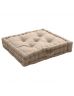 Coussin de sol garni - 50 x 50 cm - 100 % coton