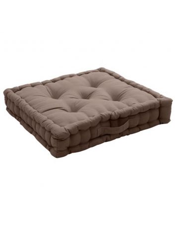 Coussin de sol garni - 50 x 50 cm - 100 % coton