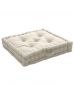 Coussin de sol garni - 50 x 50 cm - 100 % coton