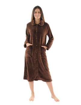 ROBE DE CHAMBRE MARRON JOSEFINE 