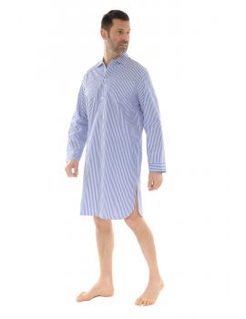 CHEMISE DE NUIT BLEU WAYNE 