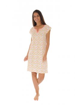 CHEMISE DE NUIT BLANC GILIANE 