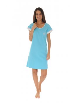 CHEMISE DE NUIT BLEU GRISELINIA 