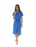 ROBE D'ETE LONGUE BLEU GARRYA 620481500