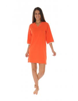 ROBE D'ETE COURTE ORANGE GARRYA 