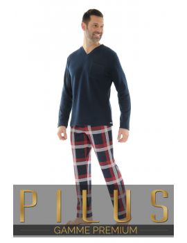 PYJAMA LONG HOMME BLEU PUNTO 129501200