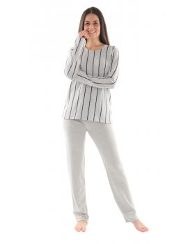 PYJAMA LONG GRIS MILANO