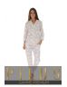 PYJAMA BOUTONNE MARRON ELLORIE 530134100