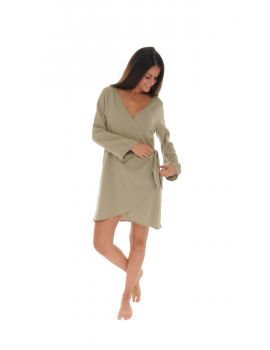 ROBE DETENTE COURTE VERT EMY 