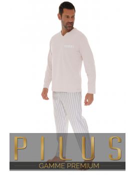 PYJAMA LONG HOMME BEIGE FREDDI 130004300