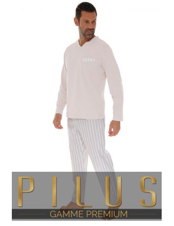 PYJAMA LONG HOMME BEIGE FREDDI 130004300