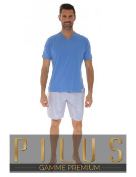 PYJAMA COURT BLEU FARELL 