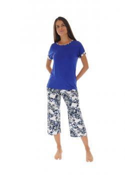 PYJAMA COURT BLEU GARANCE 620011200