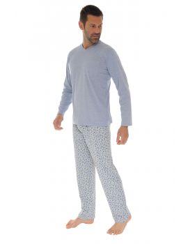 PYJAMA LONG BLEU HEDOR 