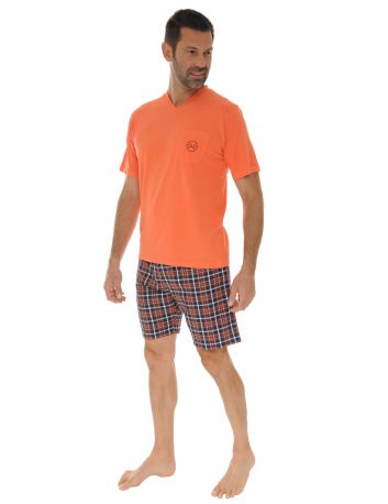 PYJAMA COL V ORANGE HYDAS 220366112